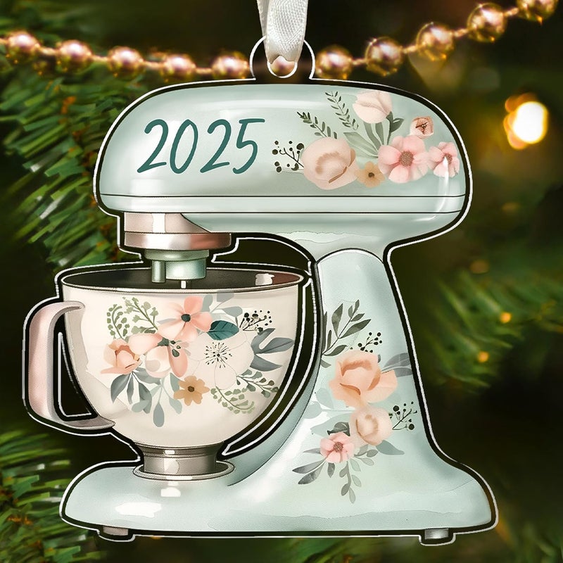 SUCHAGIFT Baking Ornaments for Christmas Tree - Baking Gifts for Women, Cooking Lovers, Bakers - Cookie Cupcake Christmas Ornament - Cooking Bakery Cake Chef Ornaments - Acrylic Ornament 2025 - Image 1